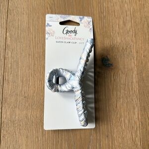 LoveShackFancy X Goody Love Shack Fancy Fabric Wrap Claw Clip Blue - NEW
